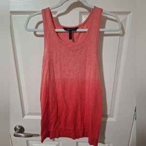BCBG Maxazria |Tunic Tank Top | Ombre Coral Red| Women S